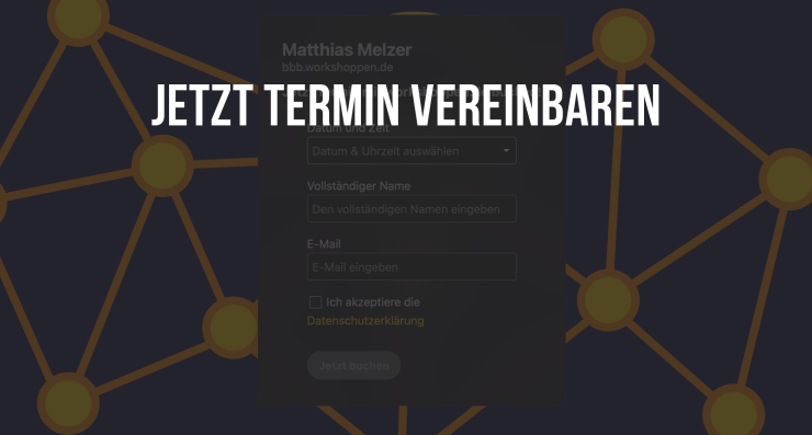 Termin vereinbaren in unserer Cloud